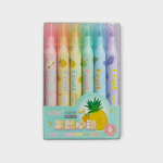 ماژیک هایلایت 6 رنگ میوه ای - تصویر 2